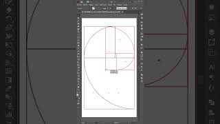 Cómo crear la PROPORCIÓN ÁUREA en Adobe Illustrator  SHORT Illustrator Tutorials [upl. by Subocaj]