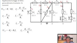 Metodo dei potenziali di nodo  Elettrotecnica [upl. by Bonney]