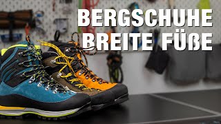 BERGSCHUHE für BREITE Füße  Eine Auswahl [upl. by Bozovich]