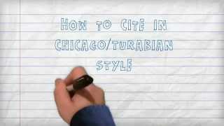 Citing  How to Cite in ChicagoTurabian Style A Three Minute Tutorial [upl. by Creedon302]