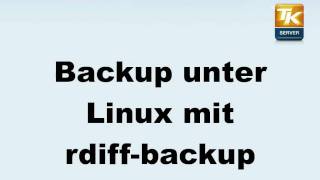 Backup unter Linux mit rdiffbackup [upl. by Araek]