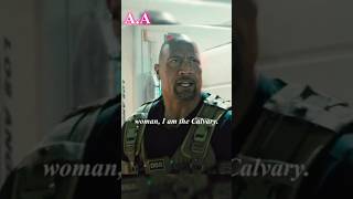 Woman I am the cavalry 💪🔫🚁 fastandfurious dwaynejohnson action [upl. by Savil]