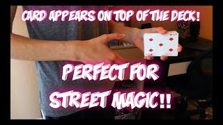 Daydream Great Card Trick For STREET MAGIC Performance And Tutorial [upl. by Rebak]