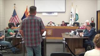 Quartzsite Town Council Work Session Discussion 72324 Backflow Review [upl. by Oirifrop]