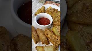 Potato Wedges  Potato Fries 🍟 shorts ytshorts [upl. by Garnet693]