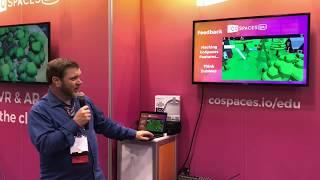 Using CoSpaces Edu for Collaboration amp Sharing  ISTE 2018 [upl. by Namyh]