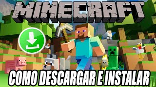 COMO DESCARGAR E INSTALAR MINECRAFT JAVA PARA PC [upl. by Corneille]