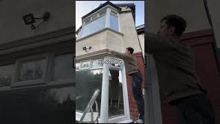 Exterior Design  How to install window frame cornice  easy DIY to improve your house exterior [upl. by Unders]