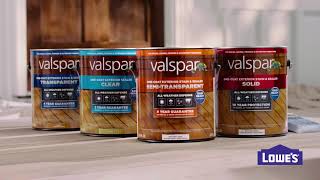 Valspar Exterior Stains [upl. by Nedla728]