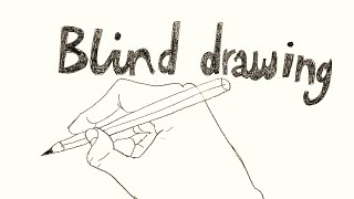 Blind Contour Drawing  How to Draw What You See  Easy Tutorial [upl. by Blackman]