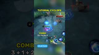 TUTORIAL CYCLOPS BYJYL cyclopstiktok cyclops sanz fyp mobilelegends onicvsrrq [upl. by Chaworth]