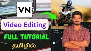 VN Video Editor Full Tutorial Tamil  How To Use VN App in Tamil  VN Basic Editing Tamil [upl. by Am]