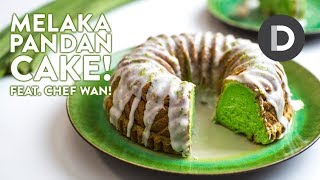 Pandan Cake Recipe Feat CHEF WAN [upl. by Assirrac]