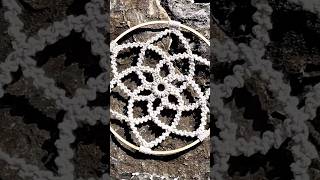 DIY Macrame Flower  Dream Catcher macrame diy [upl. by Whalen]