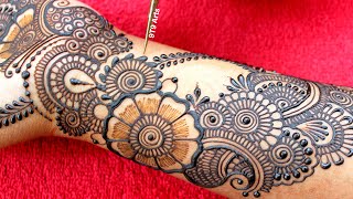 Very creative mehndi designMehndi design simple front handStylish mehndiMehandi ka design [upl. by Mungo]