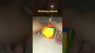 solveing skewb in easy wayyoutubeshorts subscribe [upl. by Audly]