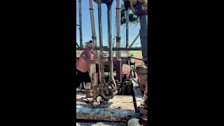 Well Service RigPart 3 rig service drilling oil well [upl. by Fryd]