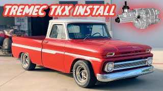 Tremec TKX 5Speed Install in the 1965 C10  Shop Truck Finale [upl. by Auehsoj]