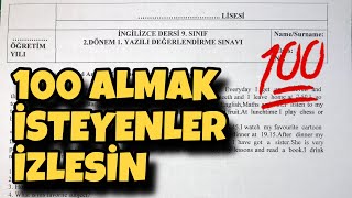 9Sınıf İngilizce 2Dönem 1Yazılı [upl. by Elsy]