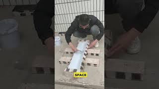 Amazing Process 💦 waterproofing part 595 easily solve problem short shorts waterproofingcoating [upl. by Esirtal]