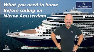 Nieuw Amsterdam Cruise Ship Tour Public Spaces Pools Entertainment amp Cabins hollandamerica [upl. by Malissa]