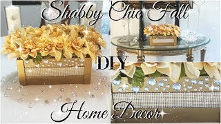 DIY DOLLAR STORE SHABBY CHIC FALL HOME DECOR  🌹 SHABBY CHIC DECOR IDEAS🌹  SHABBY CHIC FLOWERS [upl. by Egag]