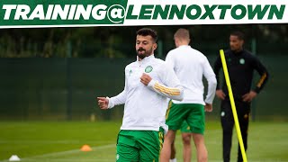 Albian Ajeti joins the Bhoys for training at Lennoxtown [upl. by Deck]