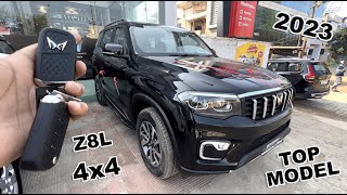 2023 ScorpioN Top Model Z8L AT  Black Beast of India  In Detail Features Interior  Review 2023 [upl. by Leoine944]