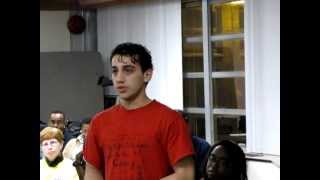 East Ramapo Israel Colon talks about Thespian Troupe 721 [upl. by Avilys119]