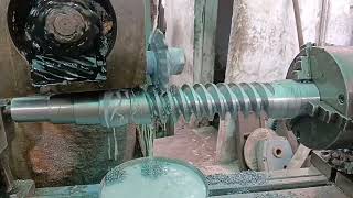 Worm shaft kese banate hai  how to make worm shaft  worm shaft manufacture [upl. by Ittocs676]