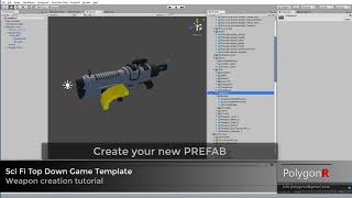 Sci Fi Top Down Game Template  Weapon Creation [upl. by Koenig]