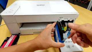 Ink cartridge installation videoBRO LC406LC426LC427 [upl. by Keffer]