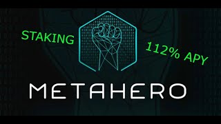 Metahero Staking Tutorial 112 APY [upl. by Elimay912]