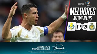 CRISTIANO RONALDO brilha exSantos faz GOLAÇO e AL NASSR vence o Al Gharafa na CHAMPIONS DA ÁSIA [upl. by Rovelli]