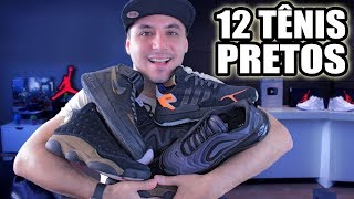 12 tênis pretos que voce precisa ter da Nike Adidas e outras [upl. by Etnud]