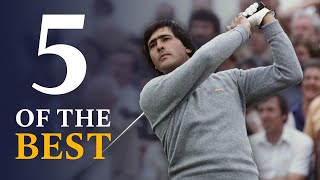 Seve Ballesteros  Five Of The Best Open Shots [upl. by Ivonne587]