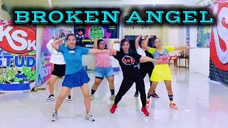 BROKEN ANGEL  TIKTOK VIRAL  SENAM KREASI  CHOREO ZIN CHICIE [upl. by Ainessej311]