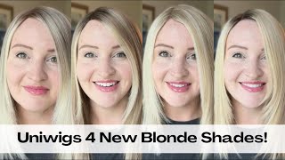 Uniwigs 4 New Blonde Shades  Hair Topper [upl. by Lam274]