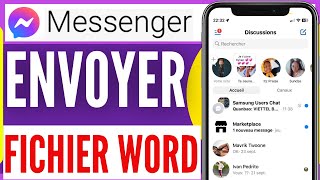 Comment Envoyer Un Fichier Word Par Messenger  En 2025 [upl. by Hahnke]