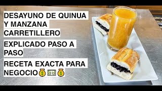 QUINUA CON MANZANA CARRETILLERA🤤PARA NEGOCIO 💰💵💰streetfood family receta cocina food cooking [upl. by Faus567]