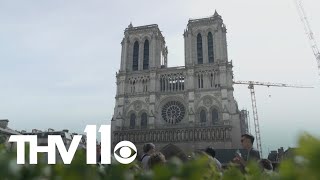 Restoration of NotreDame cathedral in Paris nearing completion [upl. by Eanehs450]