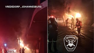 Structural Fire  Vrededorp Johannesburg [upl. by Emmer450]