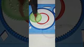 Spirograph drawing  spirograph drawing relaxing shorts plz subscribe 🙏🏼 [upl. by Salb]