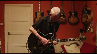 Epiphone BB King Lucille first play Blues in Am [upl. by Hachman]