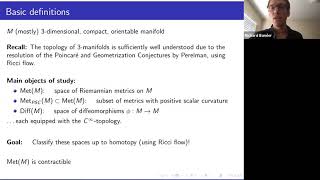 8th PRCM Richard Bamler Uniqueness of Weak Solutions to Ricci Flow and Topological Applications [upl. by Sokairyk]