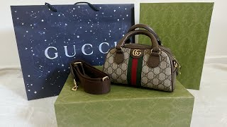 Unboxing  กระเป๋า Gucci Ophidia GG top handle bag 2023  KOEinAustralia [upl. by Hgielanna]