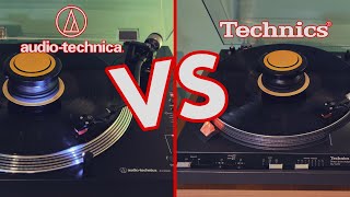 AT LP120X vs Technics SL3310 [upl. by Pul]