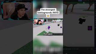 Invisibility hacks on Roblox The Strongest Battlegrounds roblox robloxexploiting robloxshorts [upl. by Bugbee692]