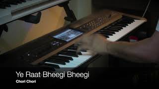 Yeh Raat Bheegi Bheegi Piano Cover [upl. by Alidis]