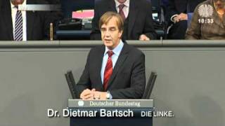 Dietmar Bartsch DIE LINKE Wir lehnen den Haushalt der Bundesregierung 2011 ab [upl. by Reo]